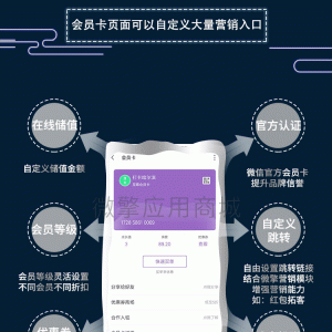 竹鸟微信原生会员卡 V1.1.2 全开源版 微擎功能模块