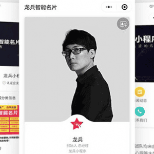 龙兵AI雷达超级智能名片 V5.99.40+前端 【微擎小程序】
