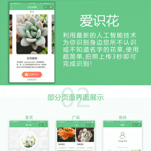 爱识花 V3.5.8 小程序前端+后端 微擎小程序