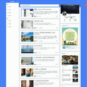 Hankin v2.0.1博客主题模板 WordPress主题