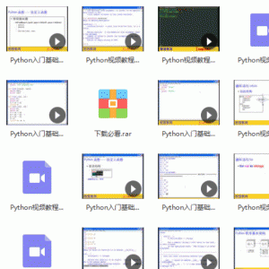Python入门基础视频教程