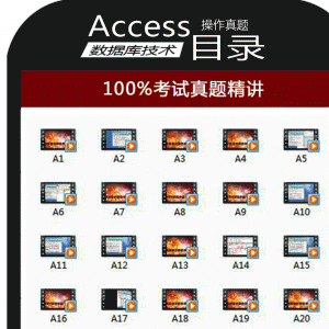 二级access数据库教程 视频教程