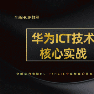 华为ICT技术核心实战 全新华为资深HCIP+HCIE中高级理论共享班精讲课程