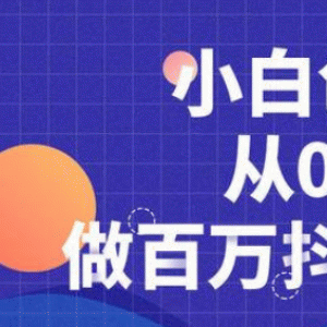 蛋解创业抖音短视频最新教程_从0到1做百万大号，爆款产品、内容千万级别的曝光