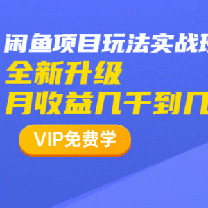 龟课最新闲鱼项目玩法实战教程_全新升级月收益几千到几万