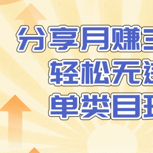 售价1380元的淘宝无货源店群无违规单类目玩法，轻松月赚300（视频教程）