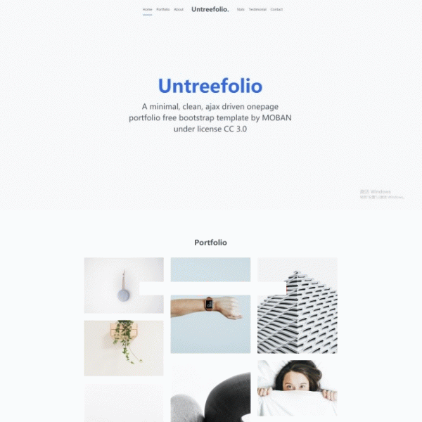 UI网页设计公司Bootstrap模板