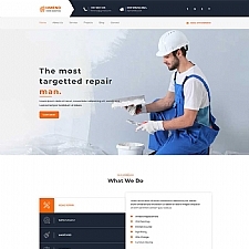 家庭维护维修服务公司网站模板
