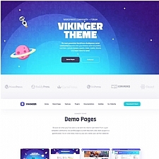 国外超火的WordPress主题 汉化版Vikinger模板