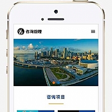 (自适应手机版)HTML5企业管理咨询机构网站源码 响应式咨询管理类网站pbootcms模板